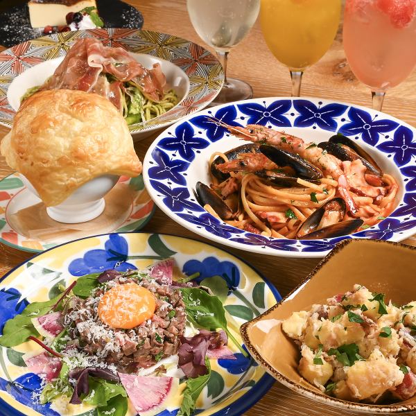 特別な日に!牛肉のタリアータ含む本格イタリアン満喫コース