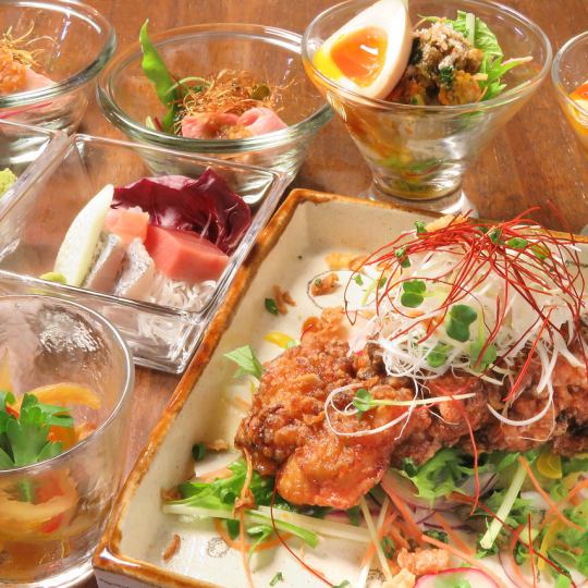 All-you-can-drink sangria, wine, and sake [HACHI girls' party course] 2H [all-you-can-drink] included 8 dishes 4,500 yen
