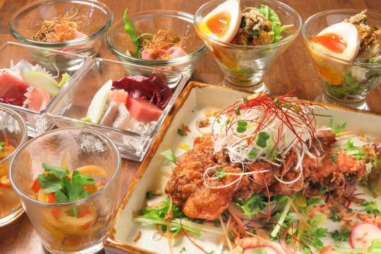 All-you-can-drink sangria, wine, and sake [HACHI girls' party course] 2H [all-you-can-drink] included 8 dishes 4,500 yen