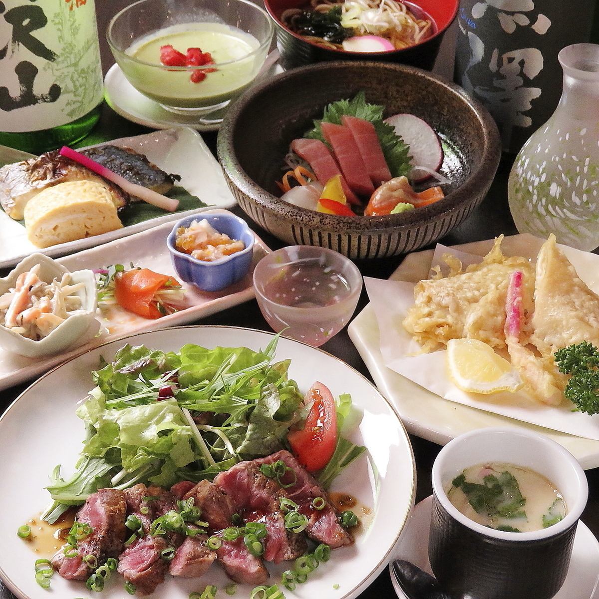 【想要在调布享受日本料理就交给我们吧】提供使用时令食材的创意日本料理