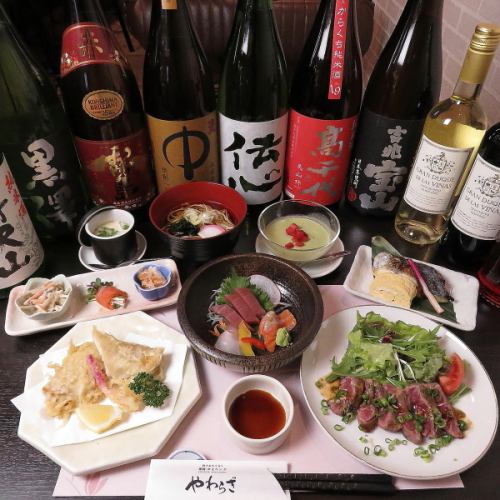 店主こだわりの日本酒・焼酎◎料理とのマリアージュ♪