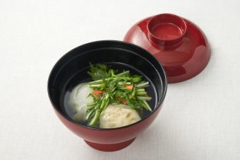 春の山菜煮物椀