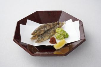 目光の唐揚げ