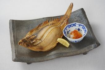 北海道産ナメタカレイの炭火焼き