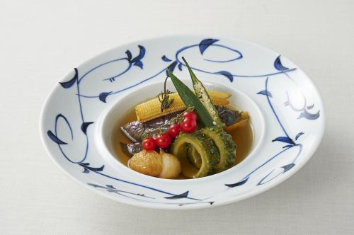 丸茄子と夏野菜の南蛮