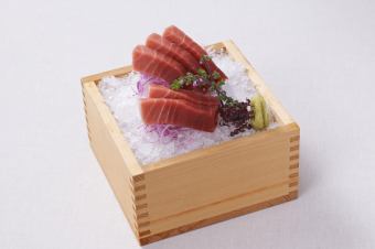 天然まぐろのお造り