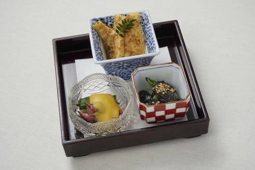 三种春季配菜拼盘