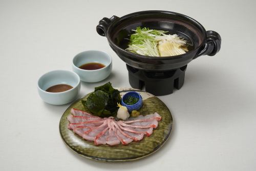 金眼鲷和海藻涮涮锅