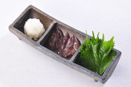 ホタルイカの塩辛　赤作り 