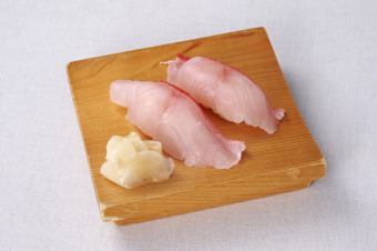 鮮魚の握り　二貫から