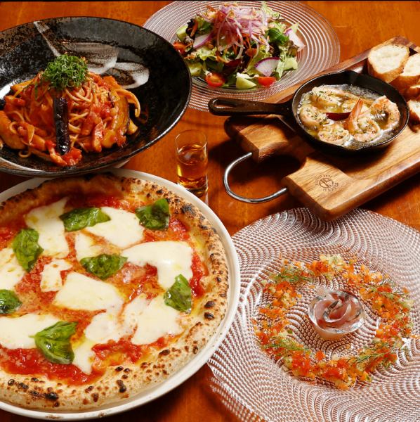 ちょっとおしゃれな女子会に最適なイタリア料理コース豊富♪