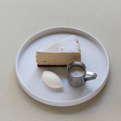 ほうじ茶チーズケーキ/森乃園薬膳ほうじ茶