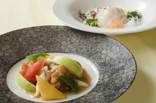 Chinese cuisine with a sense of the seasons