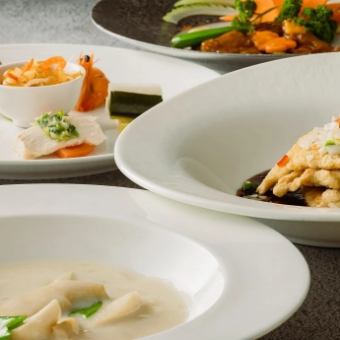 【經典套餐】品嚐主廚推薦的海鮮和瀨戶內六谷豬肉
