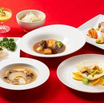 [Ryu Course/One drink included] 7 dishes including Ezo abalone, Peking duck, shark fin, etc.! 14,042 yen → 12,650 yen