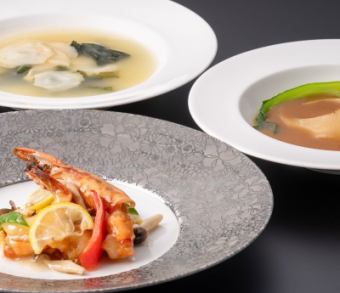 March 1st ~ [Ryu Course] Seasonal recommended dinner including abalone, Japanese black beef loin, shark fin, etc.