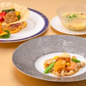 [Ryu Course] Seasonal recommended dinner including abalone, Japanese black beef loin, and shark fin