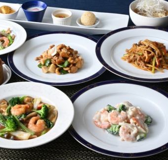 【选择主菜】选择您的午餐主菜,含中式甜点