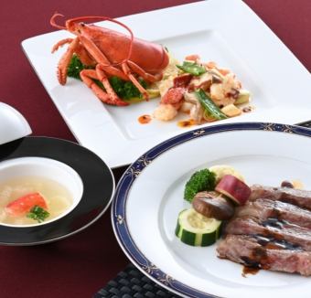 【エクセレントコース】フカヒレ×黒毛和牛など豪華食材を使った極上コース