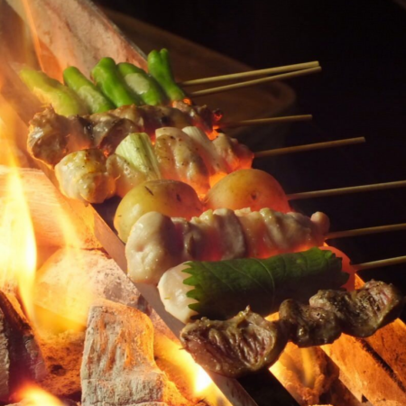 Yakitori baked with Bincho charcoal is excellent ★ Outside is crisp and medium is juicy!