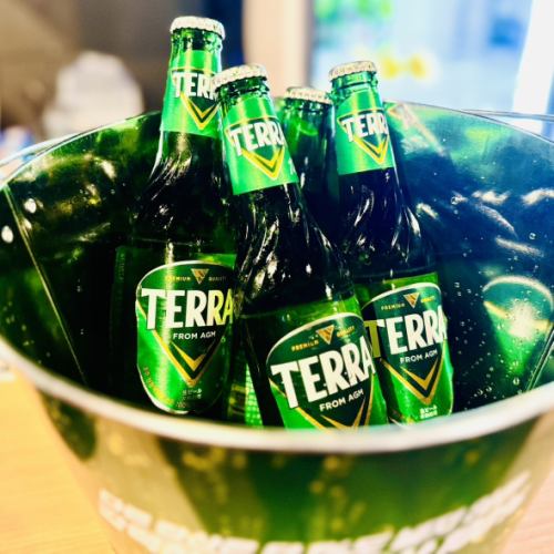 韓国で流行りのTERRAビール