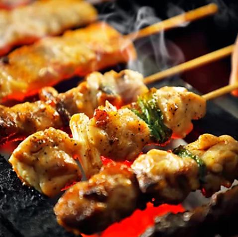 本格焼き鳥を食べ放題で好きなだけ♪選べる食べ放題プランも！