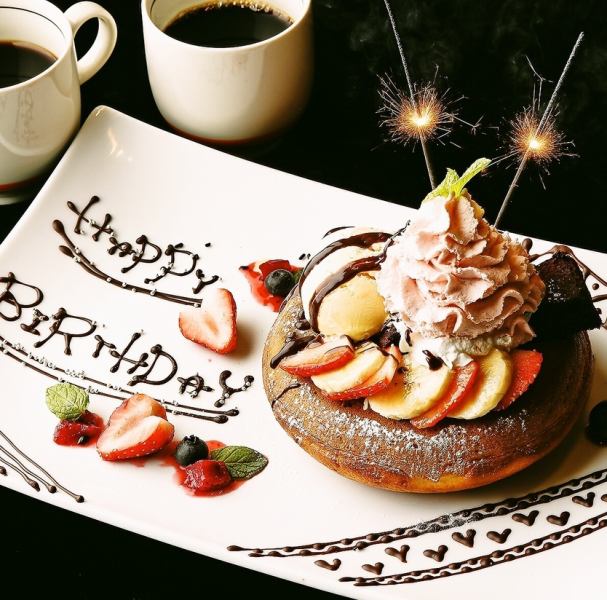 Birthday special decoration pancake ★