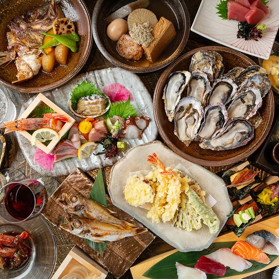 誰かに教えたくなる"粋"な居酒屋！魚介類は毎日目利きが厳選！