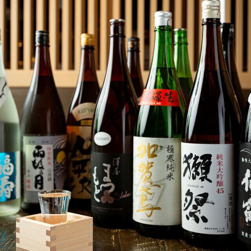 全国各地の日本酒あり