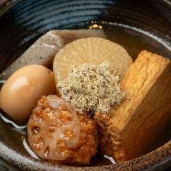 ［これは是非］定番おでん盛合せ5種