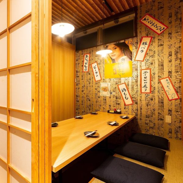 [Near Kagoshima-Chuo Station] Completely private room with horigotatsu (sunken kotatsu table) that can accommodate parties of up to 60 people! It's close to the station, so it's perfect for gatherings and dissolutions.Please enjoy Kyushu cuisine slowly in a restaurant with an outstanding atmosphere!