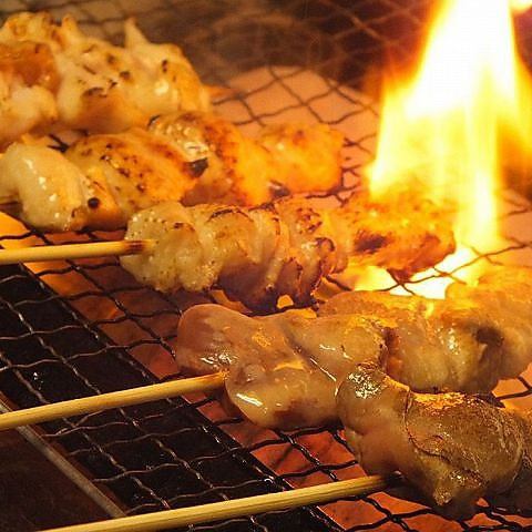 Izakaya with private rooms ◎The fragrant skewers that whet your appetite go great with sake!