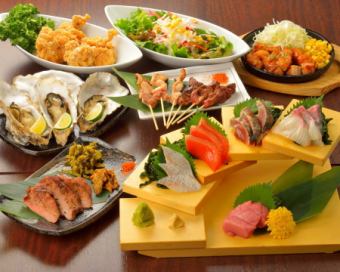 熟成牛タン焼きかしゃぶしゃぶが選べる宮城堪能2H飲放8品5000円⇒3980円 ☆プレミアム飲放付き☆