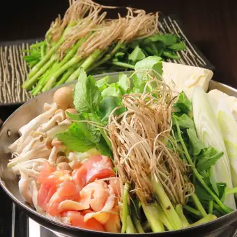 ※金土祝前日限定※宮城県産せり鍋や熟成牛タン焼きなど名物料理8品+2H飲み放題5500円⇒4500円