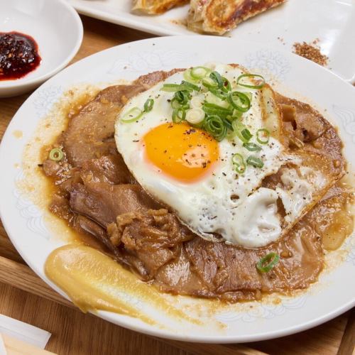 チャーシューエッグ煮詰めた醤油ダレ