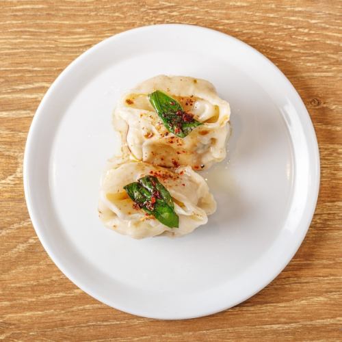 オリーブ薫る小海老水餃子