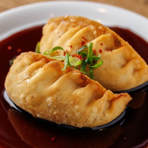 黒酢ダレ揚餃子