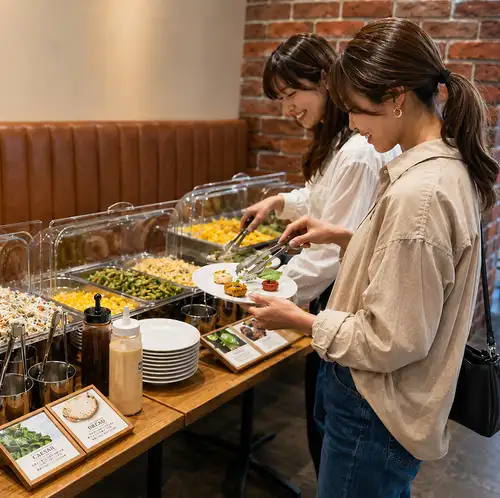手づくり点心と中華ビュッフェ