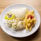 A children's meal that can be eaten with hands.