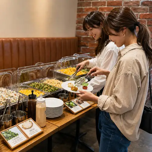 様々なライフスタイルで楽しめるビュッフェをご用意☆