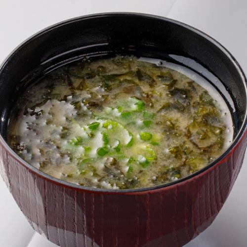 紫菜味噌湯