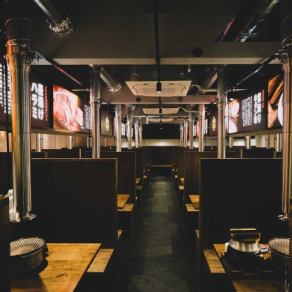 2~6명으로 이용하실 수 있는 테이블석을 준비하고 있습니다.꼭 「고기의 좋은 곳」을 이용하십시오.프라이빗을 유지하는 기분 좋은 공간에서, 손님이 또 와 싶어지는 체험을 약속드립니다.