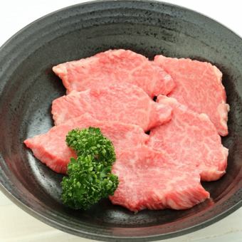 Thick-sliced Japanese beef loin