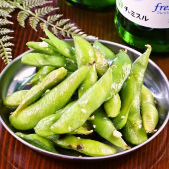 garlic edamame