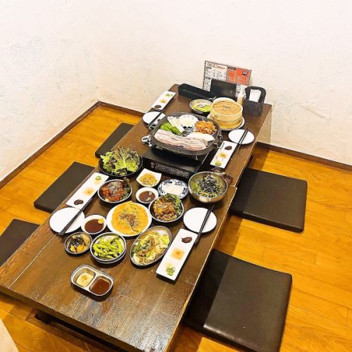 Enjoy Korean cuisine in a private space ☆