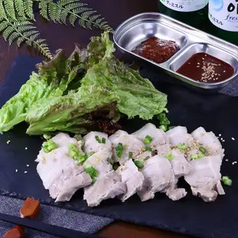 【お料理のみ】ポッサムも食放&サムギョプサル&韓国料理食放3900円