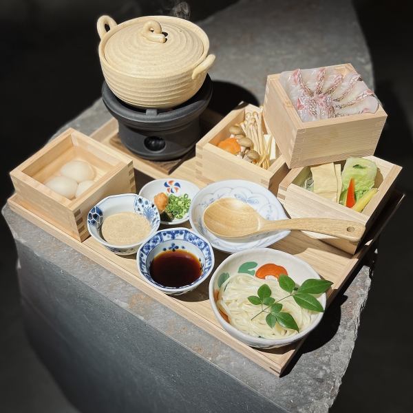 [Limited to 10 meals per day] Mochi and sea bream shabu-shabu set meal