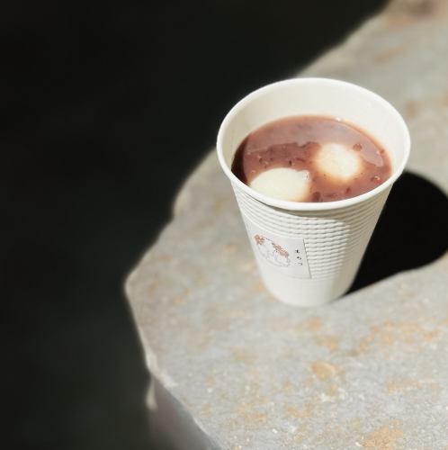 Oshiruko (red bean soup) - cold or hot