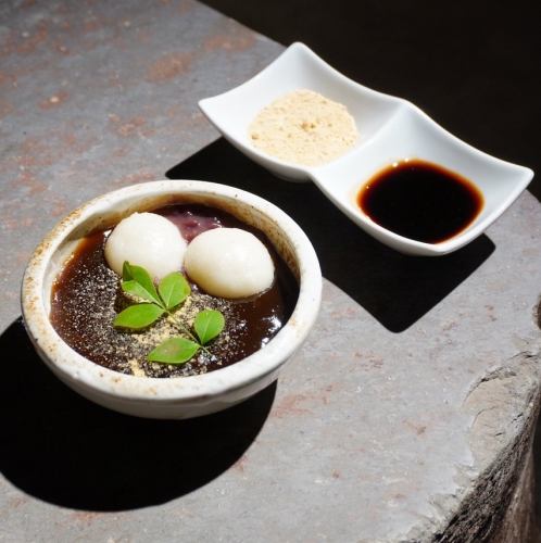 暖暖的红糖蕨饼