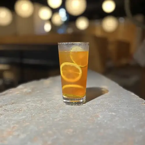 Homemade citrus tea made with Japanese black tea